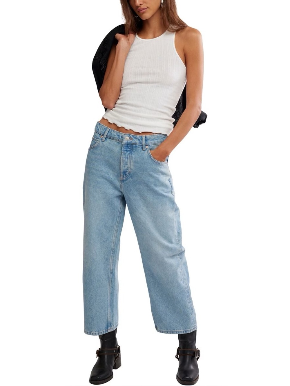 Free People Deep Trance Dropped bf Jean